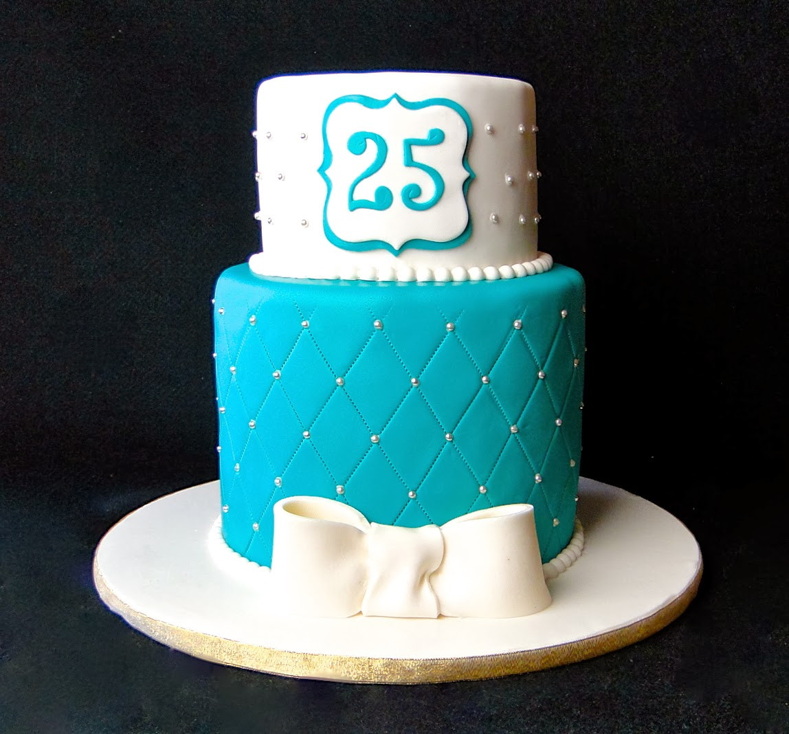25 Birthday Cake
 Baking Maniac Elegant 25th Birthday Cake