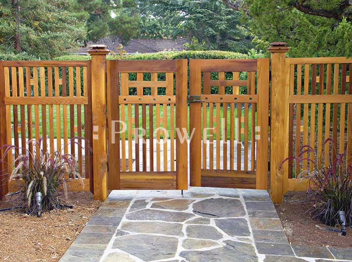 Backyard Fence Door
 Arts and Crafts Wooden Garden Gate 52