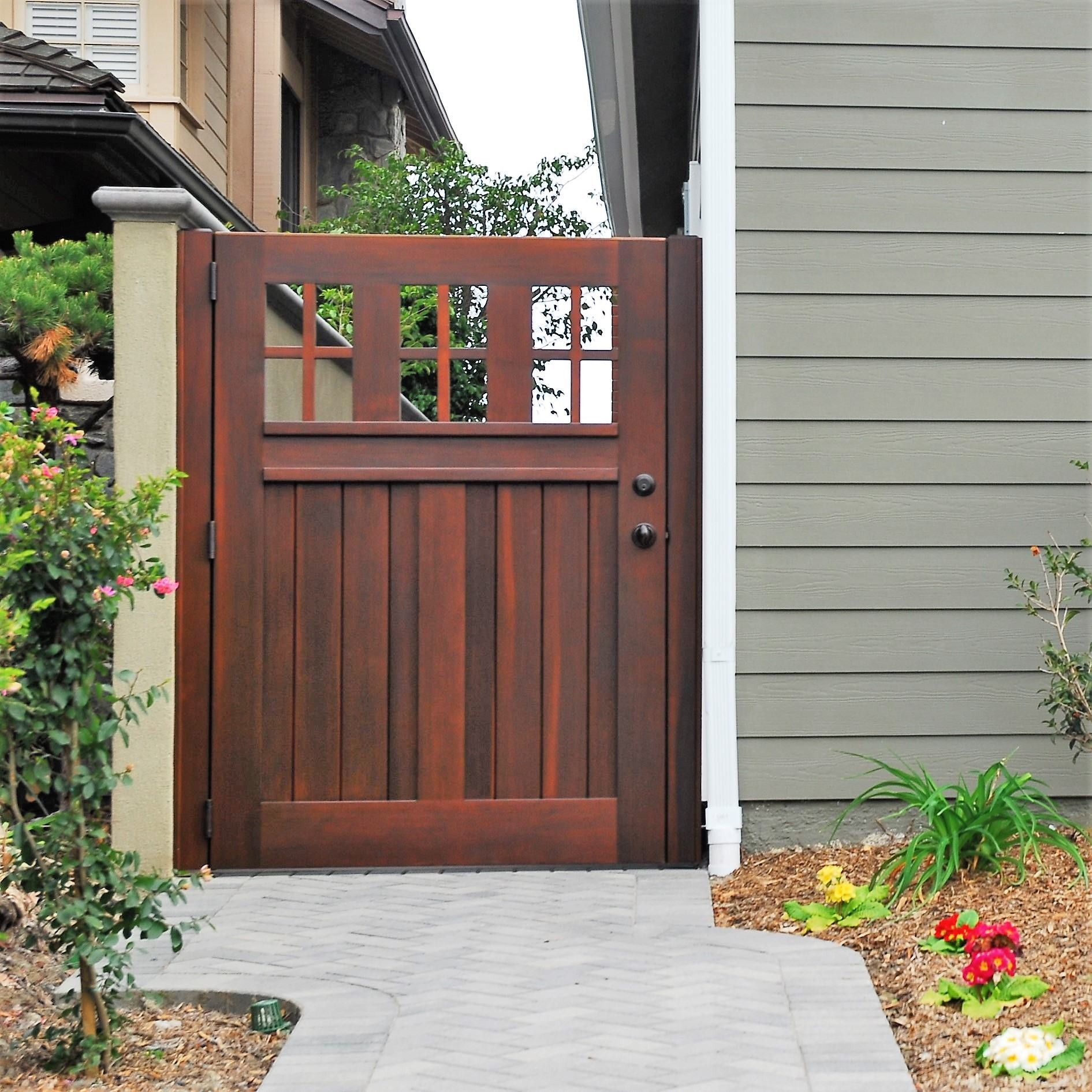 Backyard Fence Door
 Premium Wood Gates Garden Passages