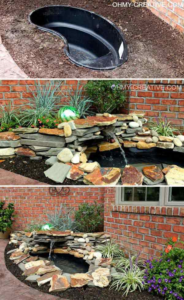 Backyard Water Feature
 26 Wonderful Outdoor DIY Water Features Tutorials and