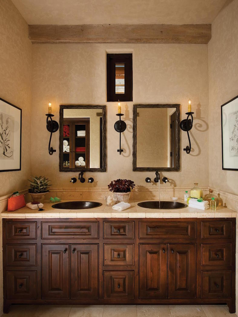 Bathroom Sink Decor
 23 Elegant Mediterranean Bathroom Design Ideas