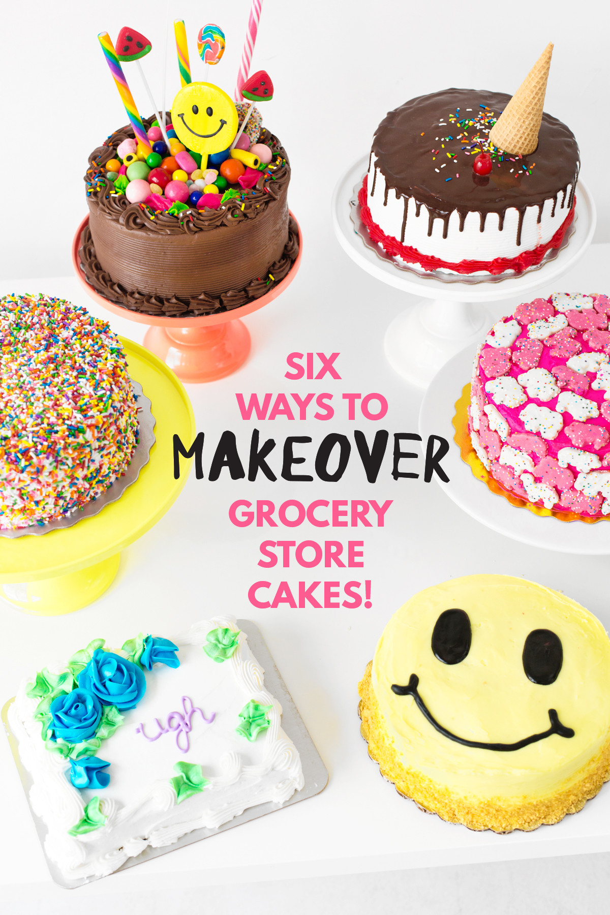 Birthday Cake Stores
 Cakeover Six Grocery Store Cake Hacks Studio DIY
