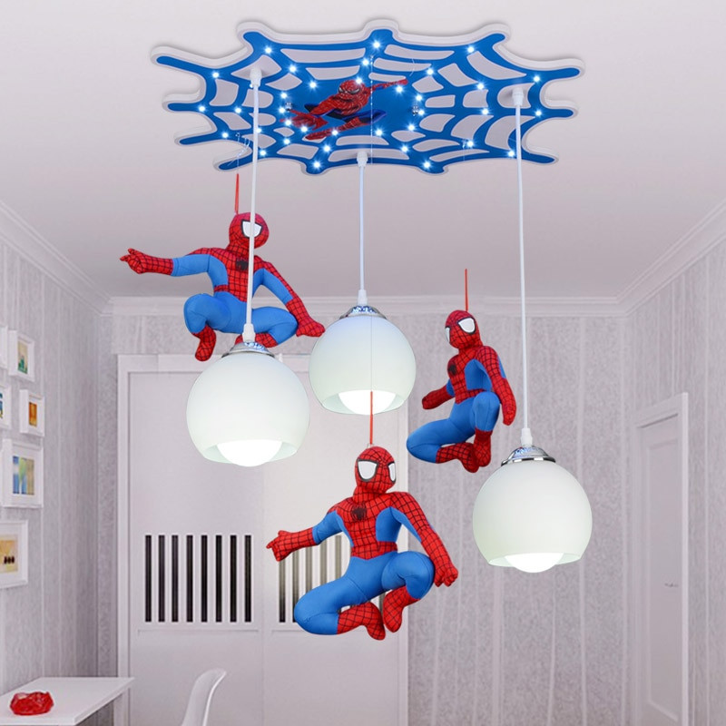 Boys Bedroom Lights
 Aliexpress Buy Cool cartoon character Spiderman