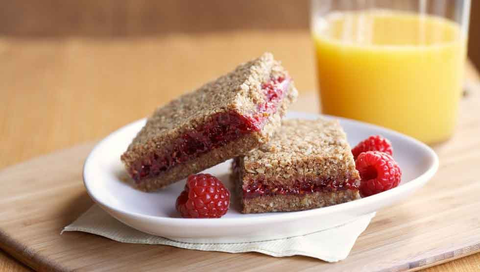 Breakfast Bar Recipes
 Healthy Breakfast Bar Recipe Whole Grain Raspberry