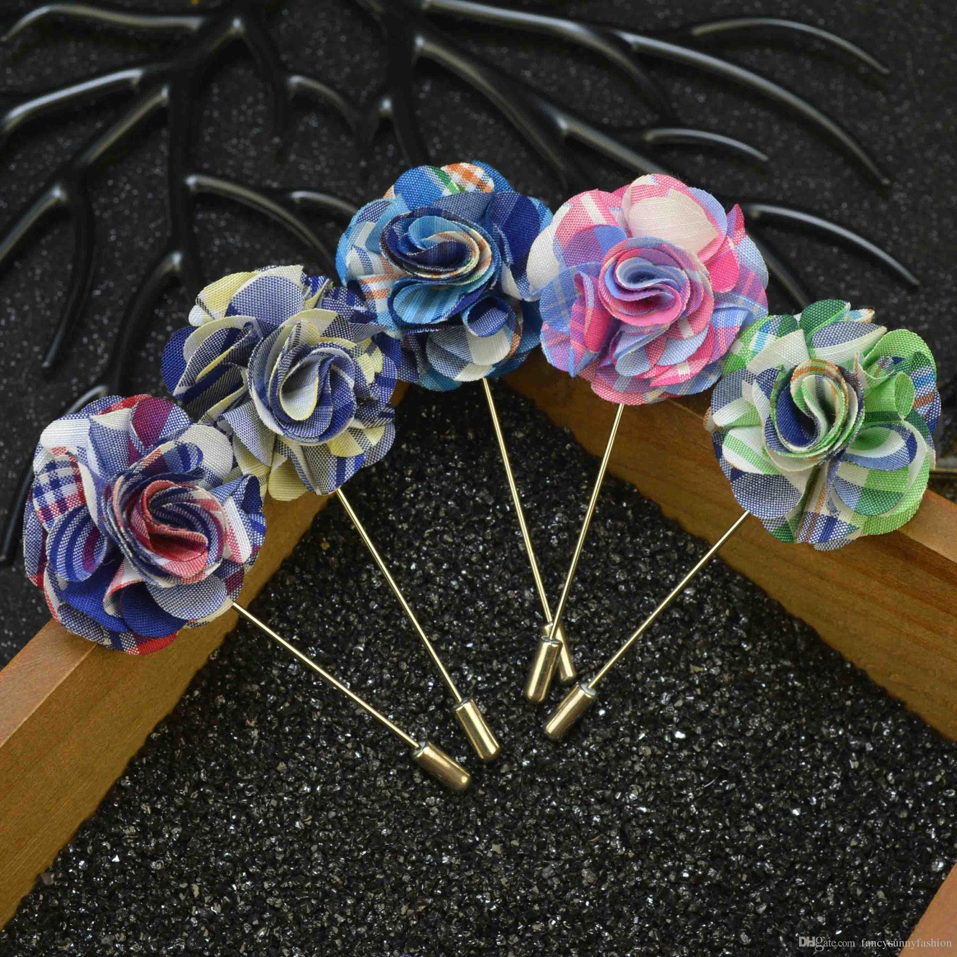 Brooches Handmade
 2019 Price Cheap Fabric Flower Brooch Pins Handmade
