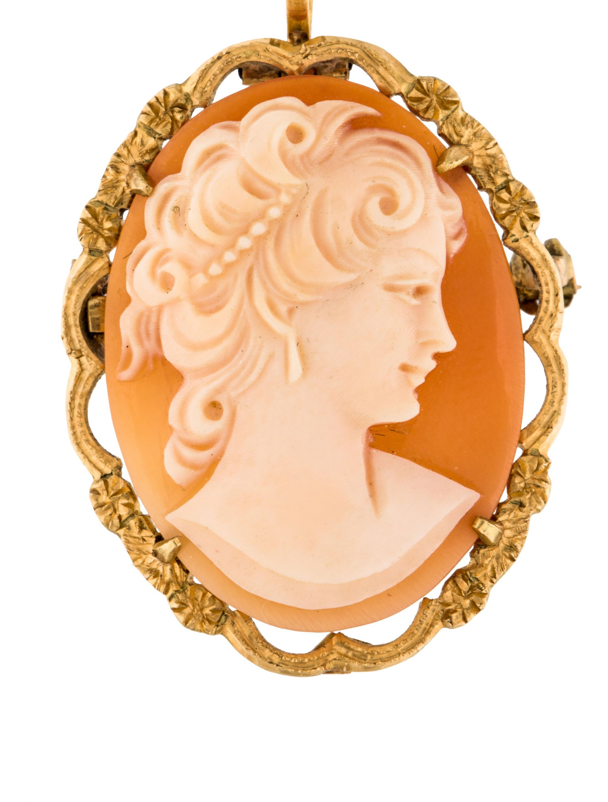 Brooches Necklace
 18K Cameo Brooch Pendant Brooches BROOC