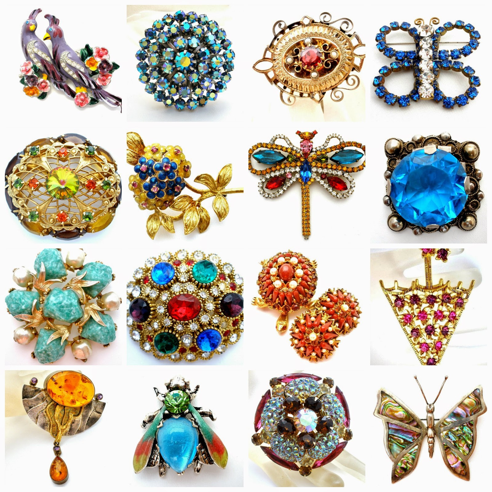 Brooches Necklace
 The Jewelry Lady s Store Vintage And Antique Brooches