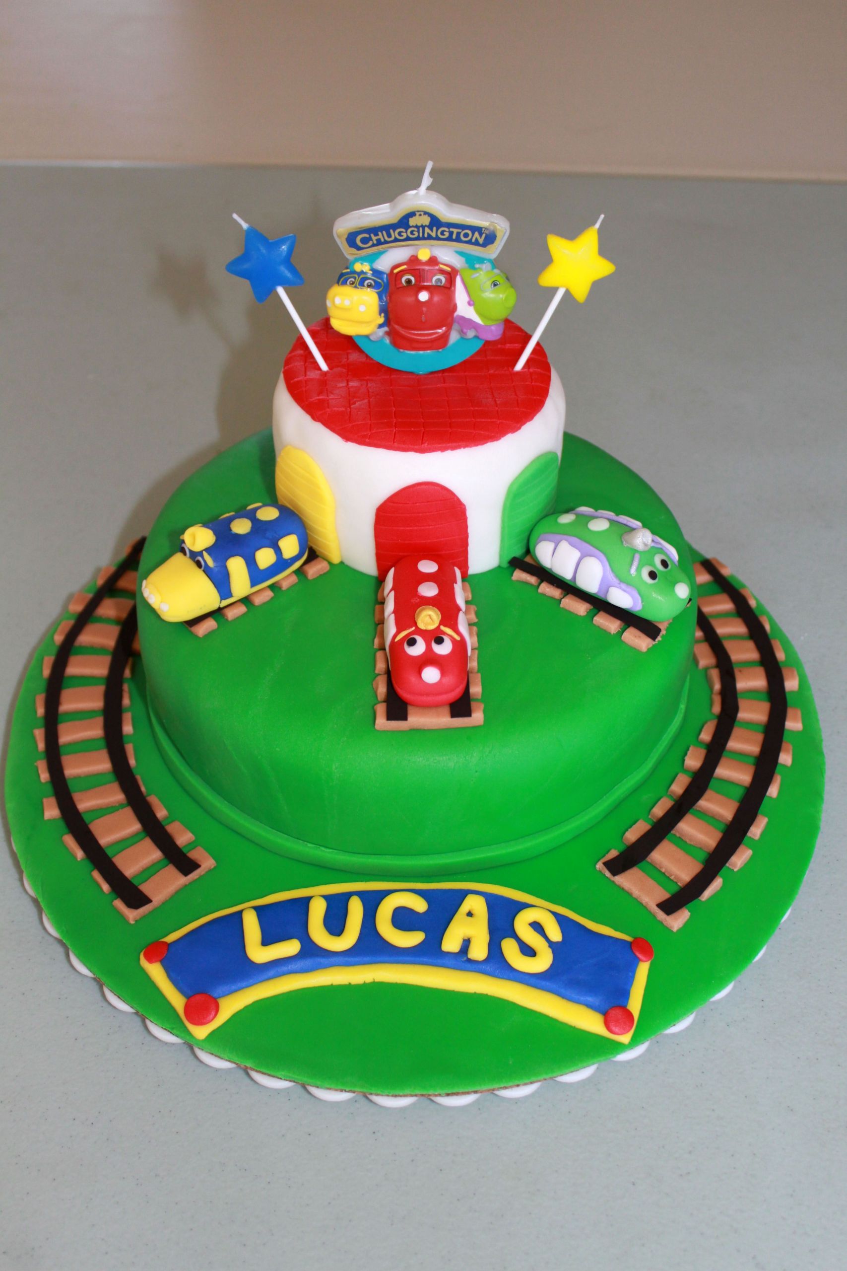 Chuggington Birthday Cake
 Lucas Chuggington Cake
