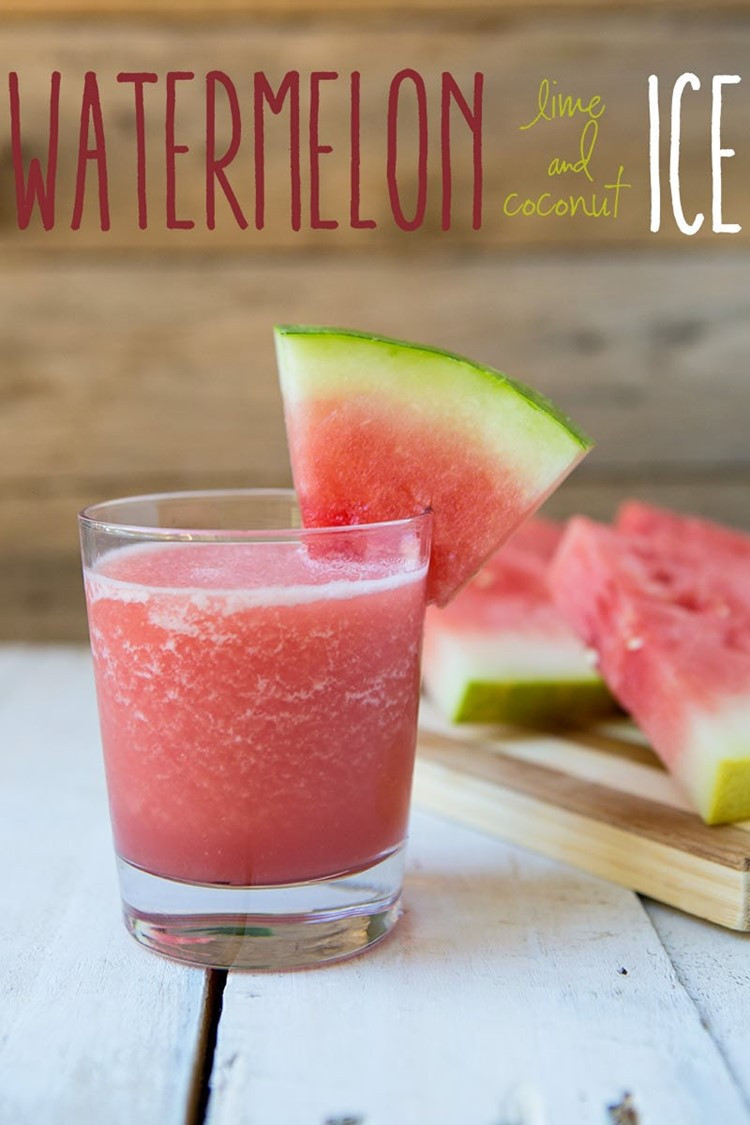 Coconut Water Smoothie Recipes
 Watermelon Coconut Lime Ice Smoothies MomAdvice