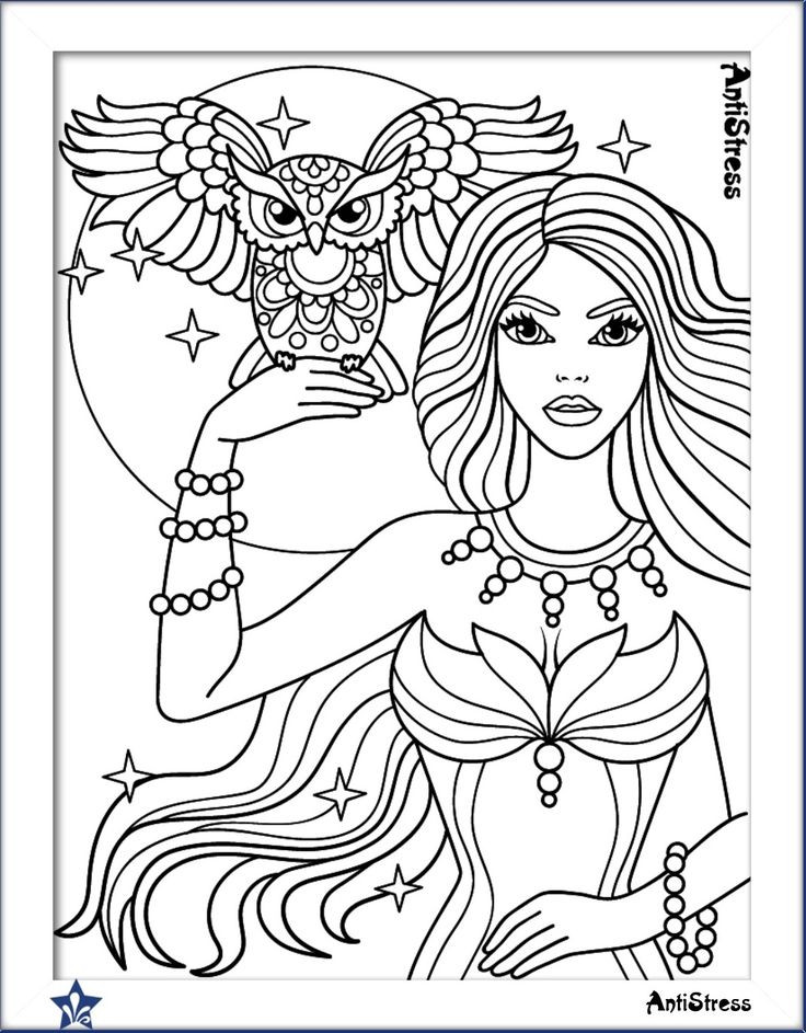 Coloring Pages For Adult Girls
 Best 898 Beautiful Women Coloring Pages for Adults ideas