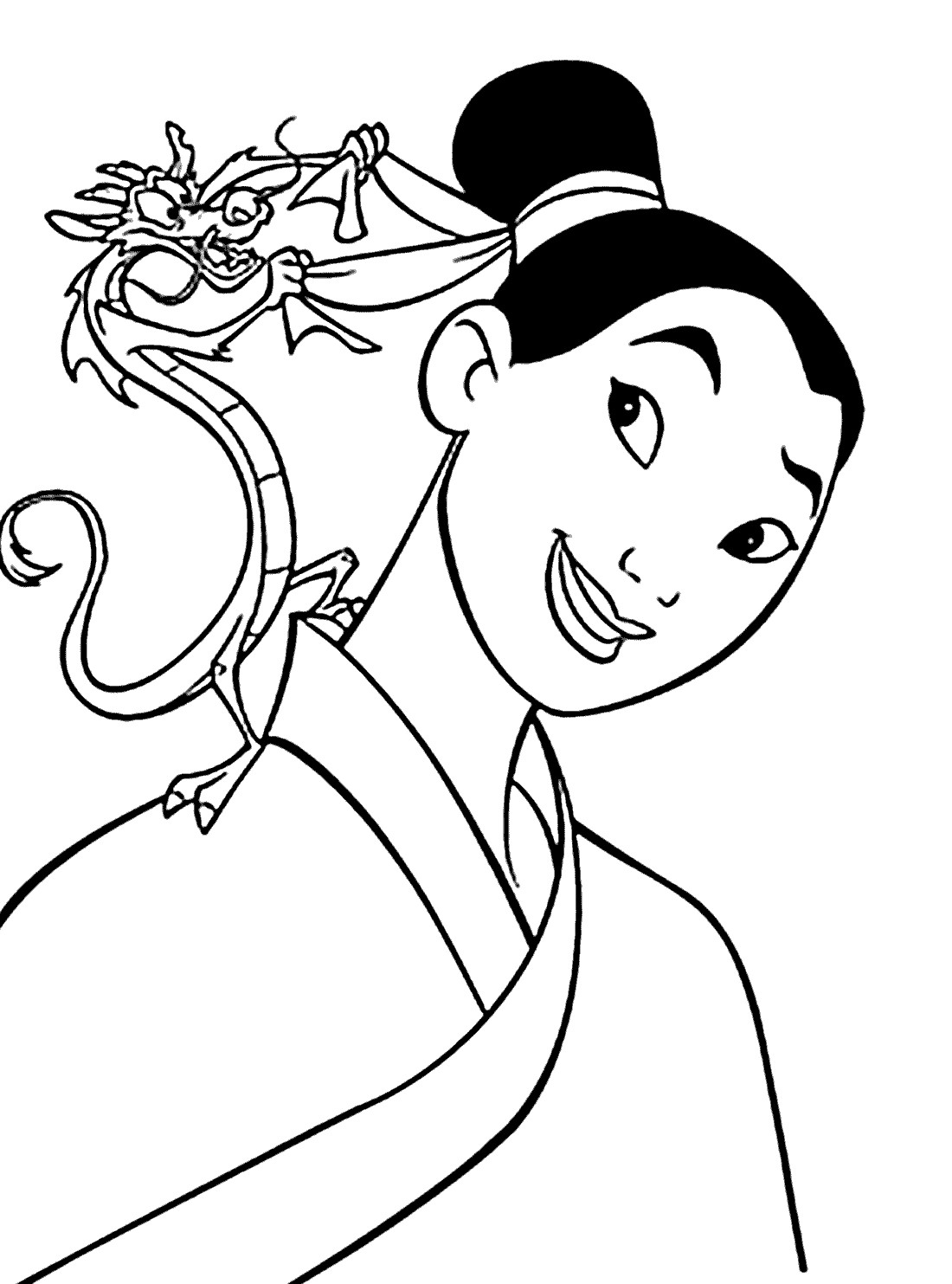 Coloring Sheet Free Printable
 Mulan coloring pages to and print for free