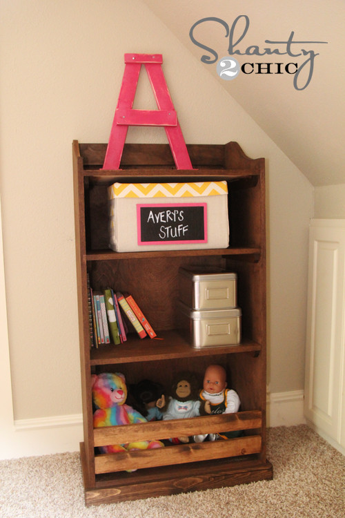 DIY Toddler Bookshelf
 DIY Bookcase Pottery Barn Kids Inspired Shanty 2 Chic