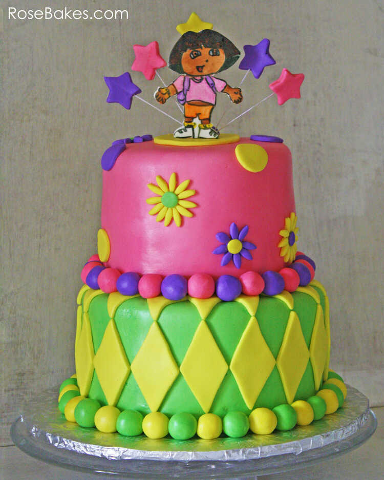 Dora The Explorer Birthday Cakes
 Dora the Explorer Cake Rose Bakes