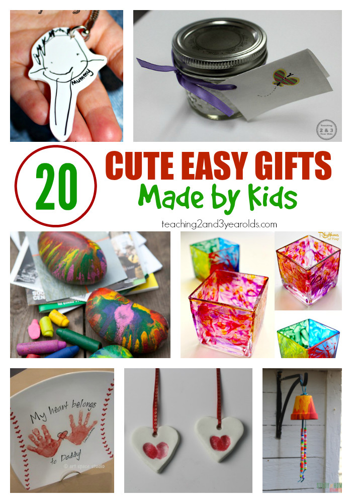 Easy Christmas Gifts For Kids
 20 Easy Gifts Made by Kids