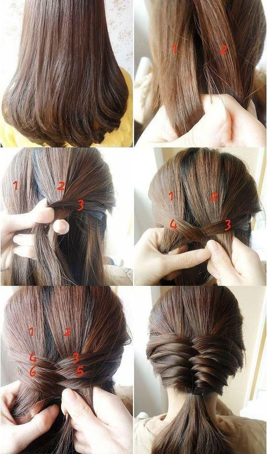 Easy Hairstyles For Medium Hair Step By Step
 15 Simple Step By Step Hairstyles