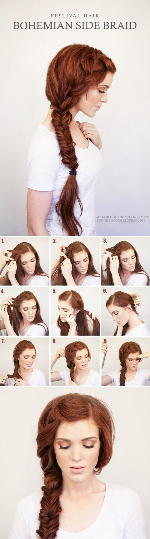 Easy Hairstyles For Medium Hair Step By Step
 20 Easy Elegant Step by Step Hair Tutorials for Long