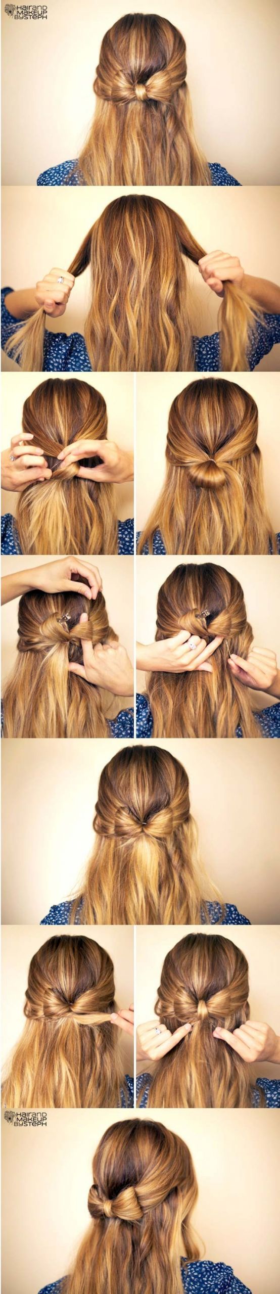Easy Hairstyles For Medium Hair Step By Step
 15 Cute hairstyles Step by Step Hairstyles for Long Hair