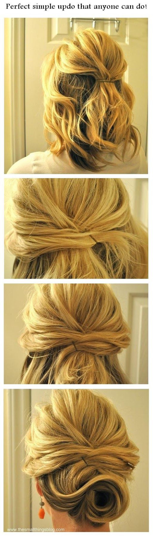 Easy Hairstyles For Medium Hair Step By Step
 10 Amazing step by step hairstyles for medium length hair