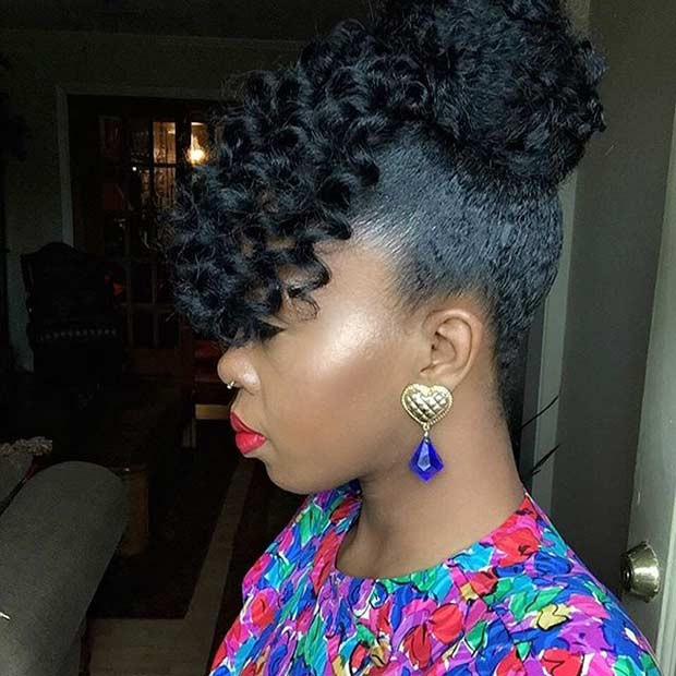 Easy Natural Updo Hairstyles
 21 Chic and Easy Updo Hairstyles for Natural Hair