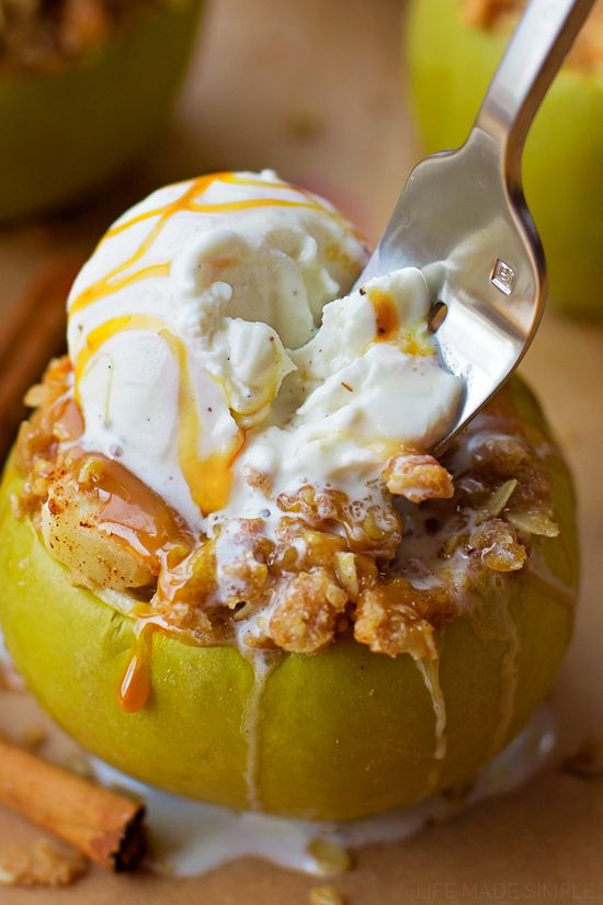 Fall Fruit Desserts
 Apple Crisp Stuffed Apples Recipe