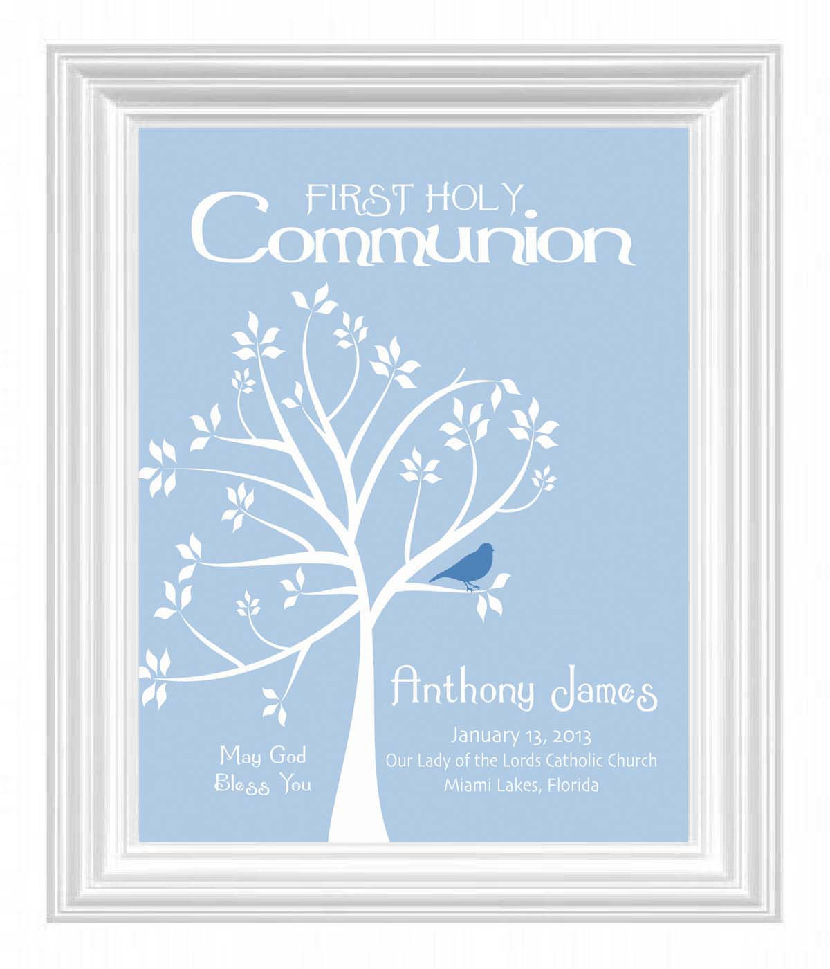 First Communion Gift Ideas Boys
 munion Personalized Gift First Holy munion Print Boys