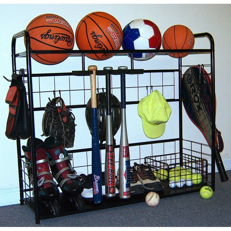 Garage Sport Organizer
 Have to have it JJ International Sports Organizer Storage