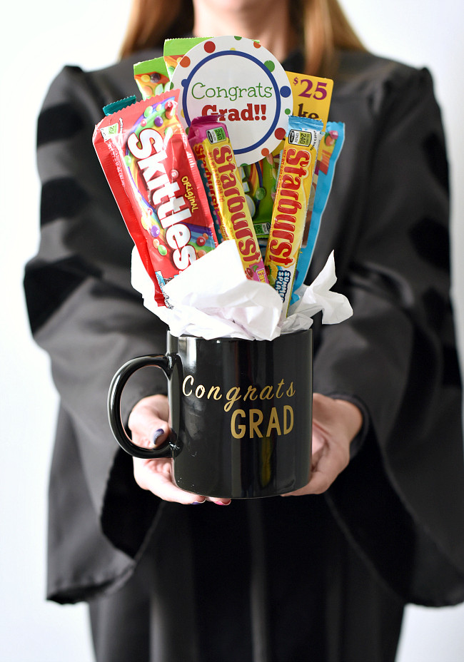 Gift Ideas For Graduation
 Fun Graduation Gift Candy Bouquet – Fun Squared