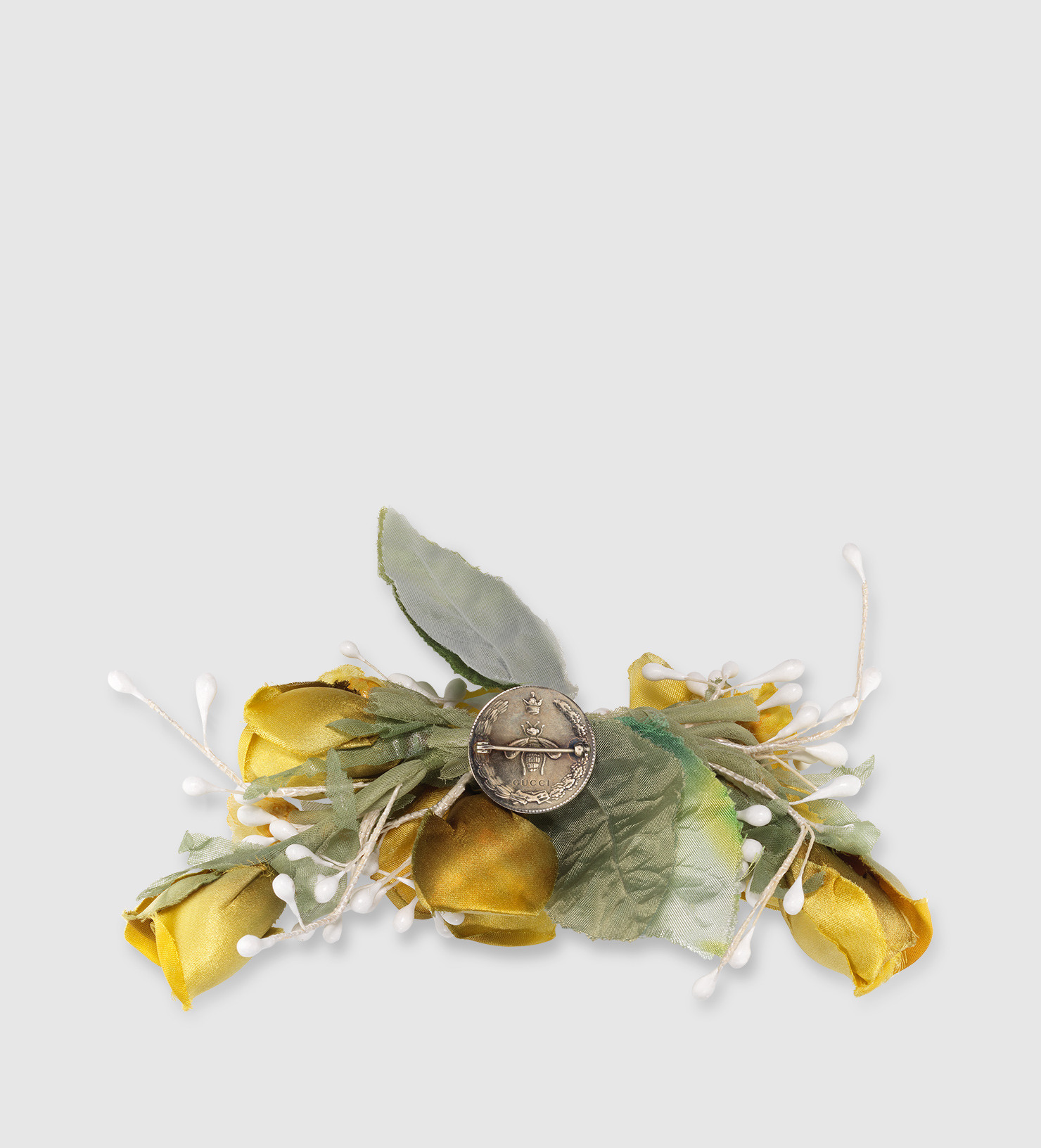 Gucci Brooches
 Gucci Flower Brooch In Silk Lyst