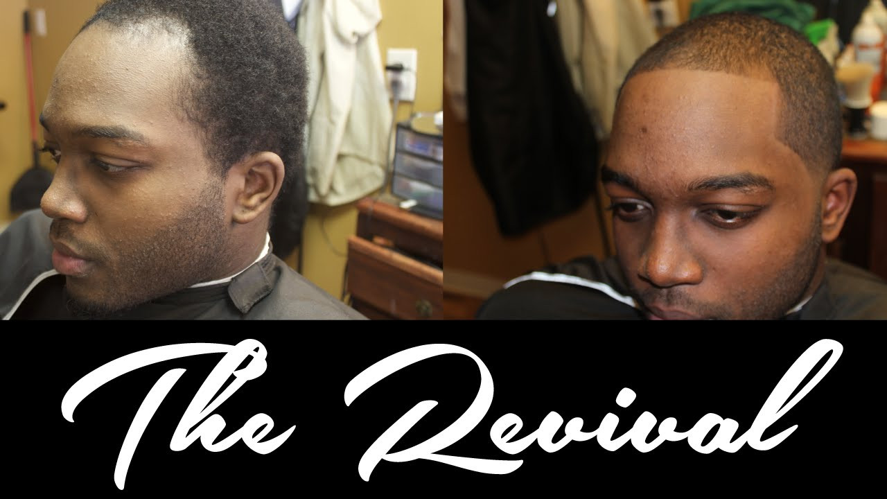 Hairstyles For Receding Hairline Black Male
 Mens Receding Hairline Taper Haircut The Revival
