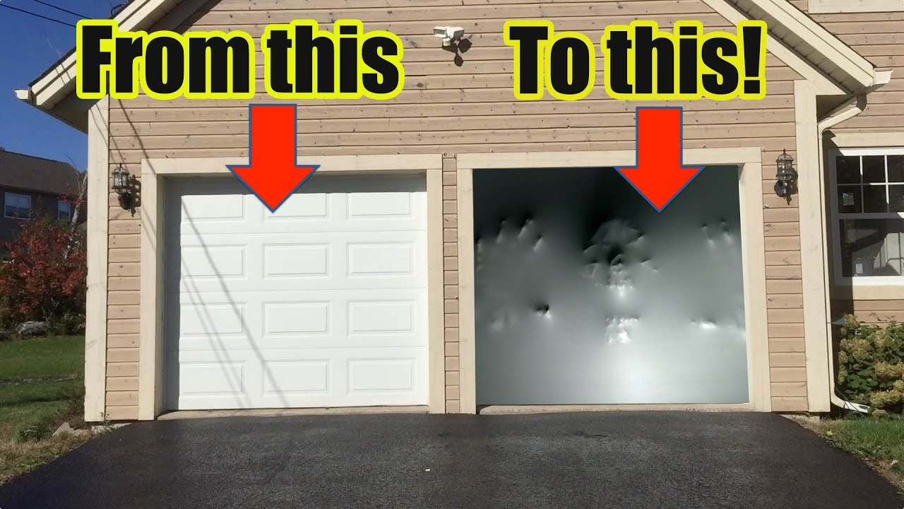 Halloween Garage Ideas
 Garge Door & How To Make An Awesome Halloween Garage Door