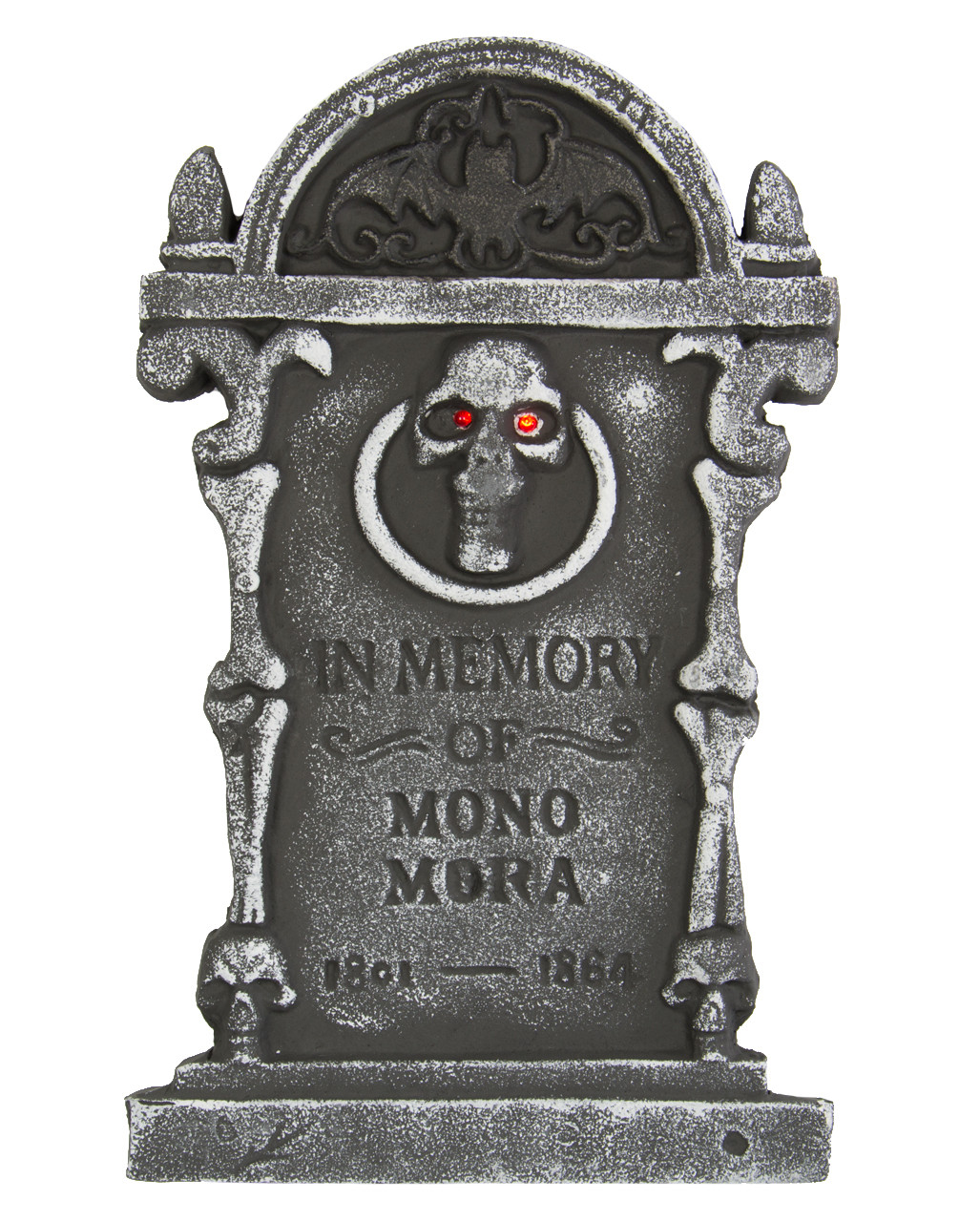 Halloween Grave Stone
 Tombstone with Skull and LEDs Light Up Tombstone LED