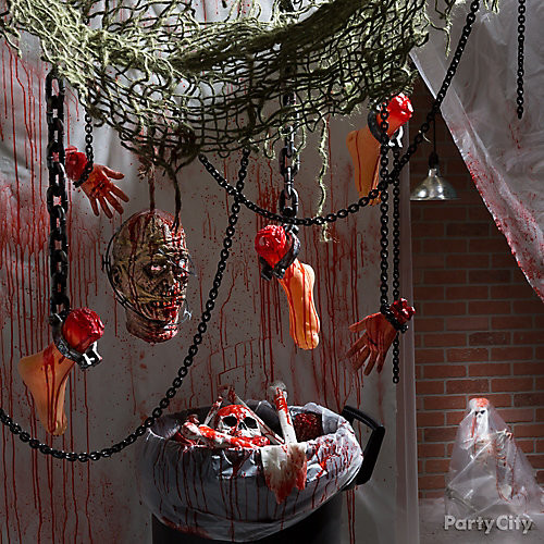 Halloween Haunted House Ideas
 Halloween Bloody Basement Decorations How To Party City