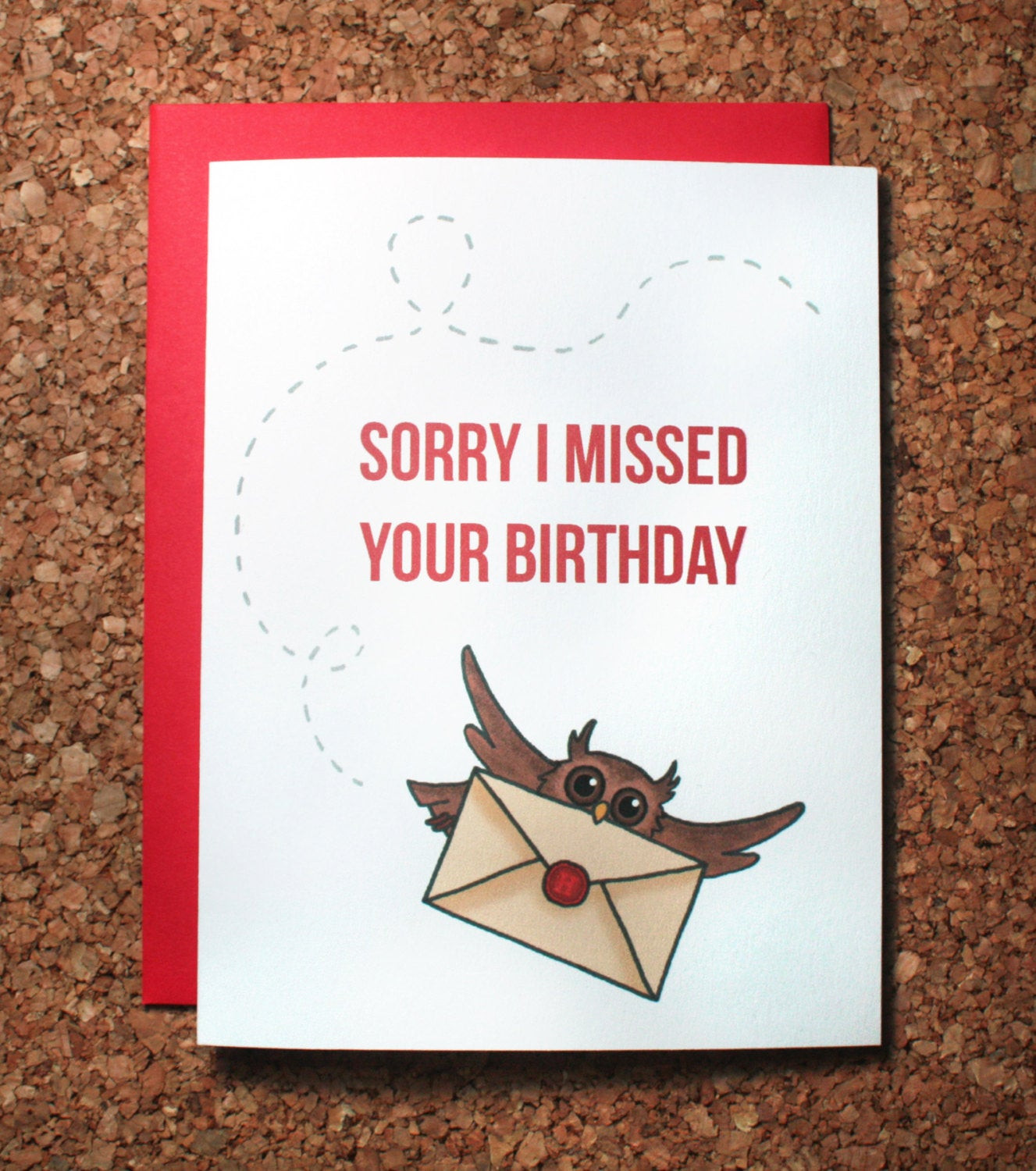 Harry Potter Birthday Card
 Harry Potter Birthday Card Pigwidgeon Belated Birthday owl