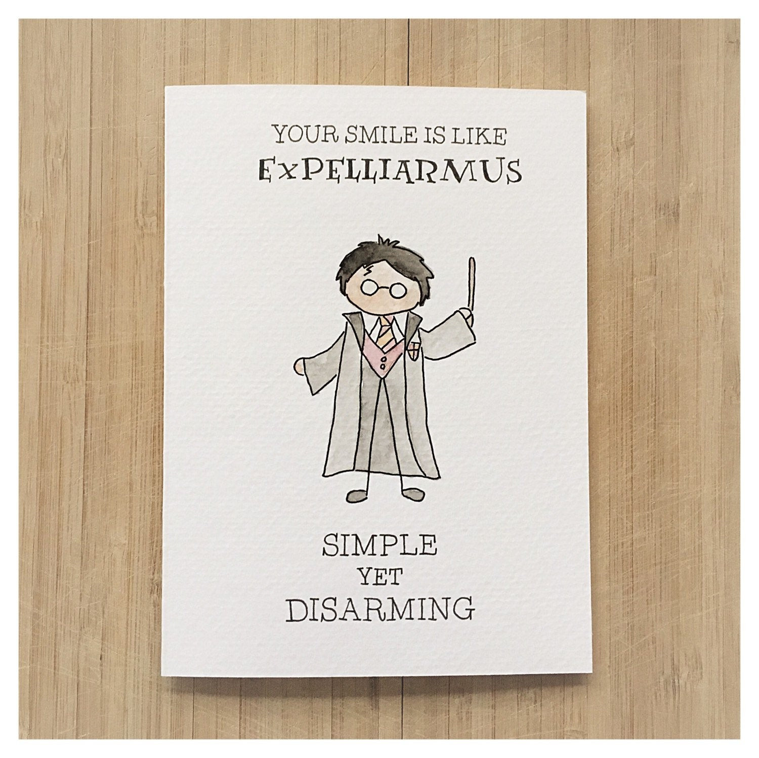 Harry Potter Birthday Card
 Harry Potter Greeting Card Harry Potter by kenziecardco on