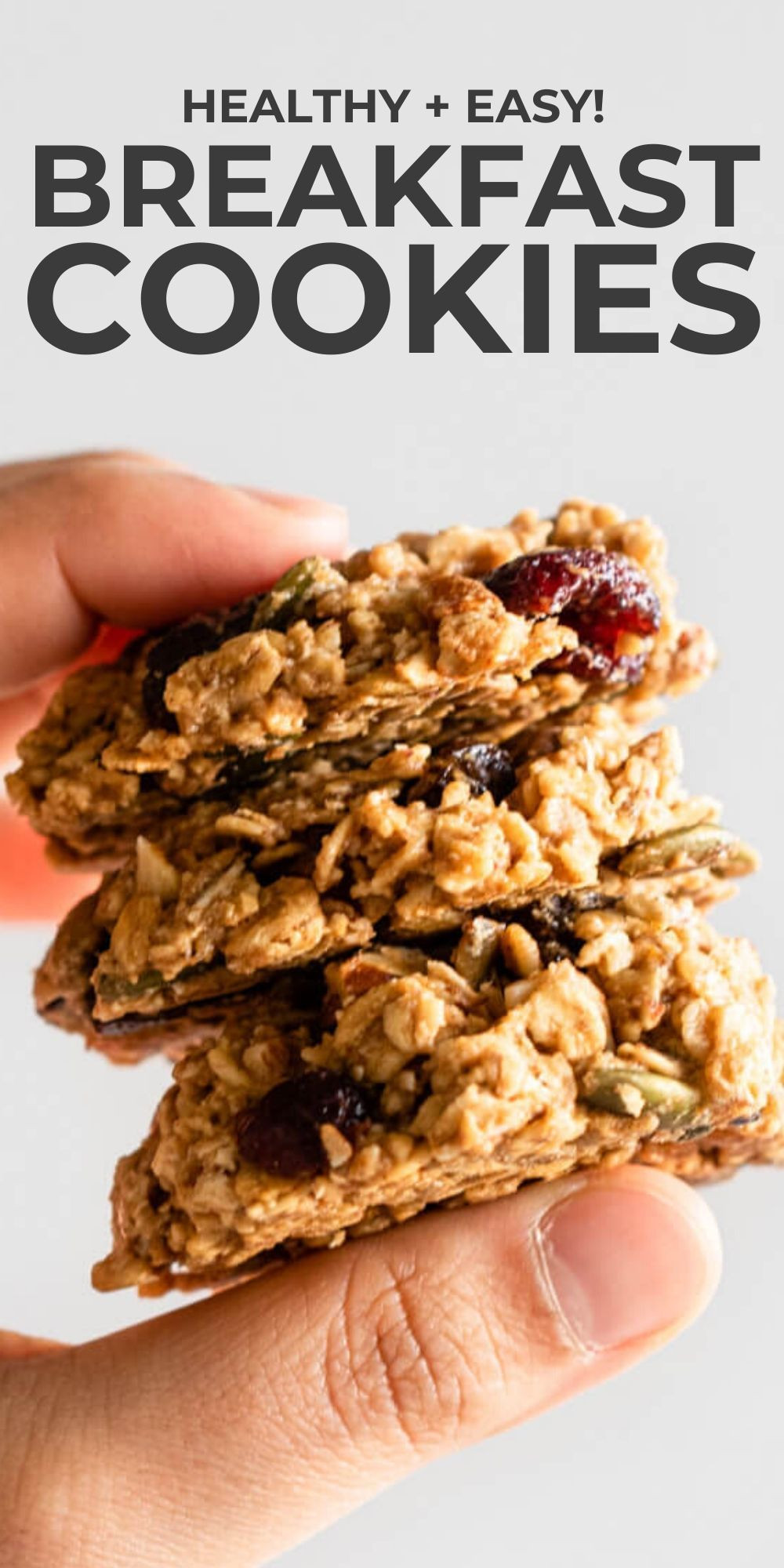 Healthy Breakfast Cookies And Bars
 Breakfast Cookies Recipe in 2020
