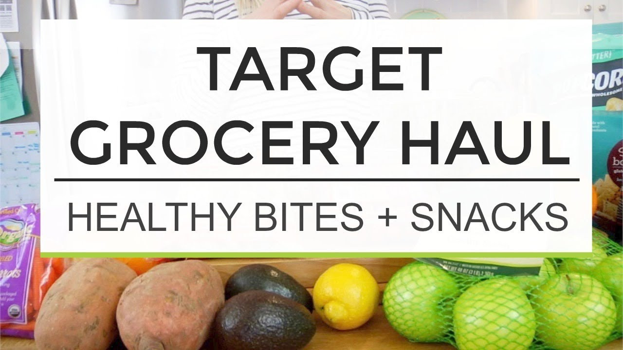 Healthy Snacks At Target
 Tar Grocery Haul