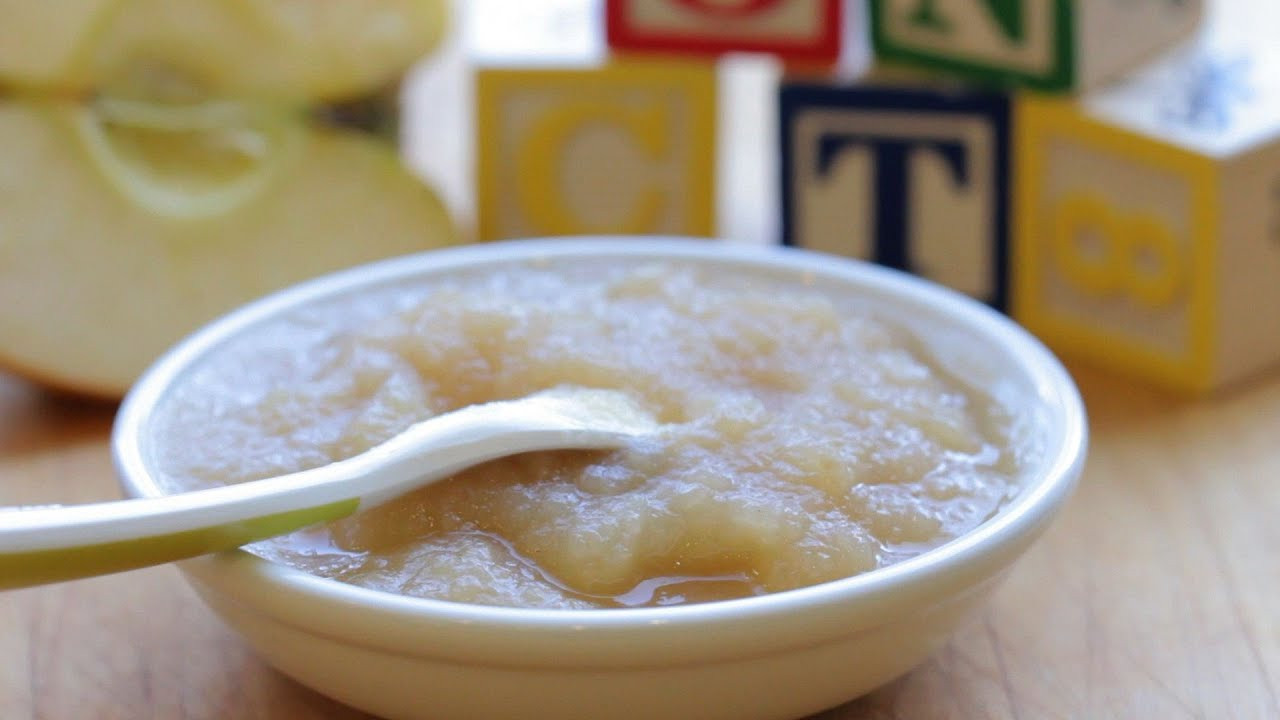 Homemade Applesauce For Baby
 Homemade applesauce recipe baby food