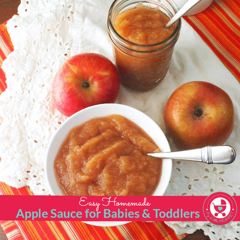 Homemade Applesauce For Baby
 Applesauce Recipe for Babies My Little Moppet