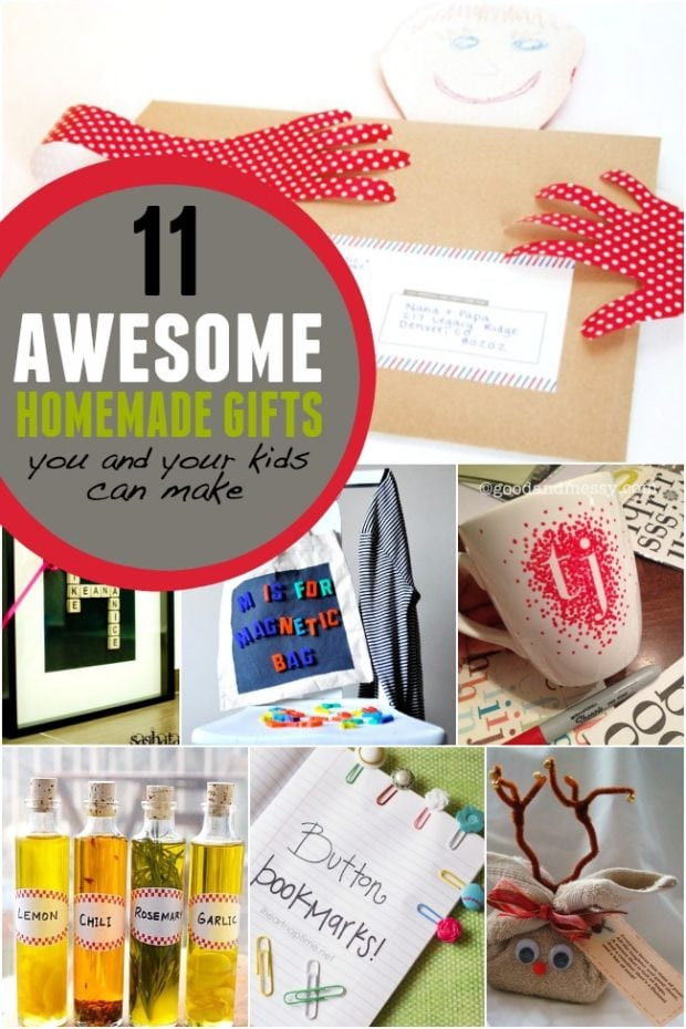 Homemade Christmas Gifts Kids Can Make
 11 Awesome Homemade Gifts You and Your Kids can Make