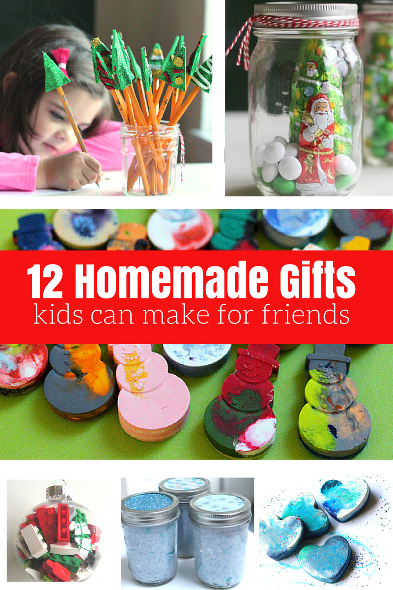 Homemade Christmas Gifts Kids Can Make
 12 Homemade Gifts Kids Can Help Make For Friends and