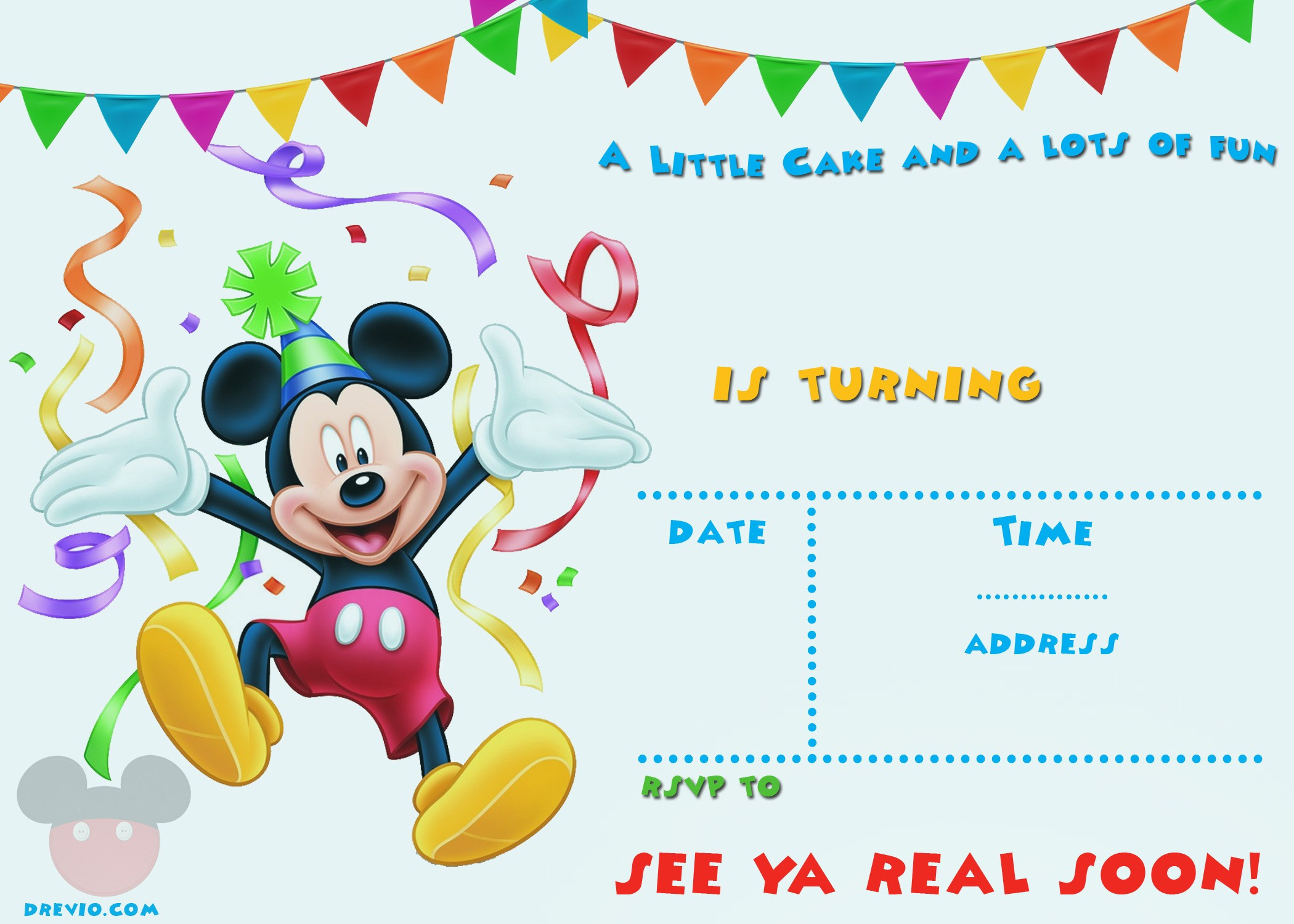 Mickey Mouse 2nd Birthday Invitations
 25 Incredible Mickey Mouse Birthday Invitations