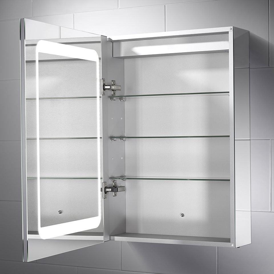 Mirror Bathroom Cabinet
 Belle Dual Lit LED Mirror Cabinet