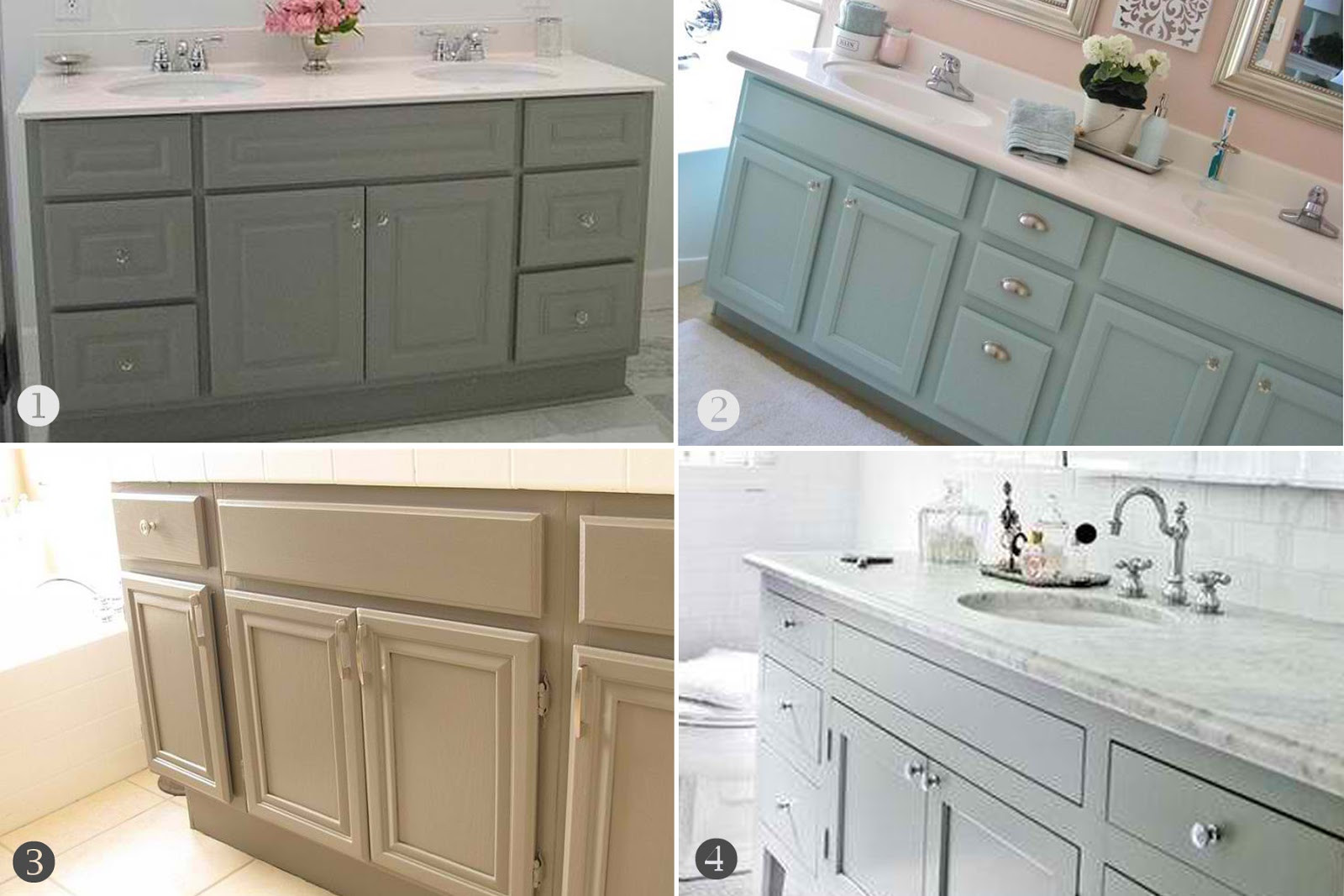 Painted Bathroom Cabinets
 home bathroom cabinets upgrade – Inspired Honey Bee