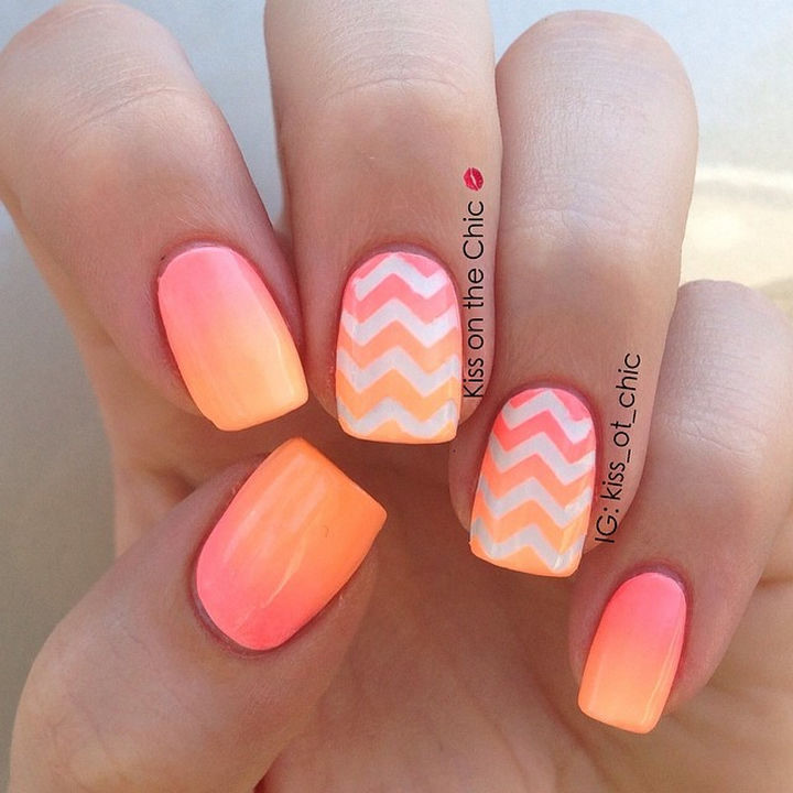 Peach Nail Designs
 19 Gorgeous Ombre Nails That Bring Gra nts to a Whole