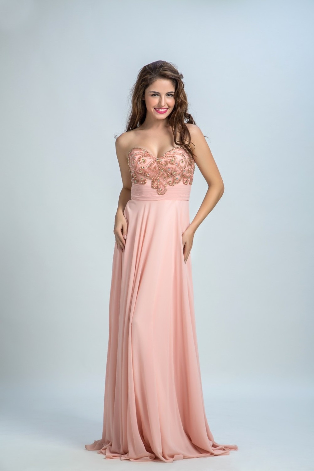 Peach Wedding Dresses
 line Buy Wholesale peach bridesmaid gowns from China