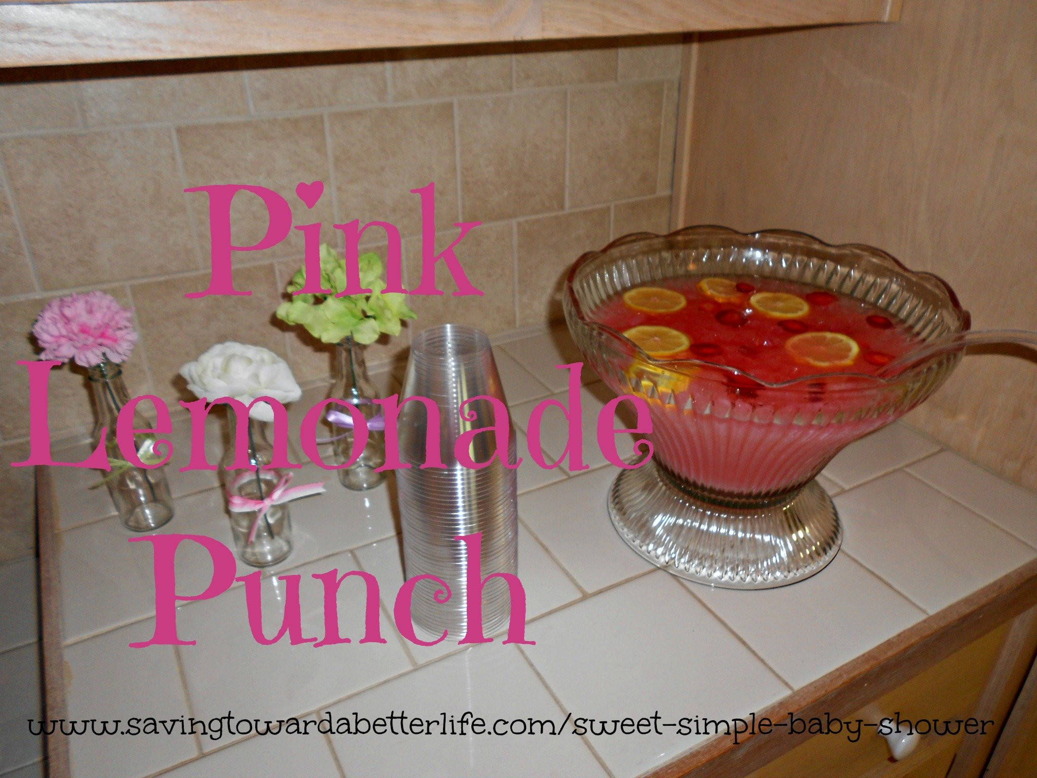 Pink Lemonade Punch Recipes For Baby Shower
 country time pink lemonade punch