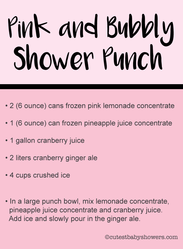 Pink Lemonade Punch Recipes For Baby Shower
 The Best Baby Shower Punch Recipes