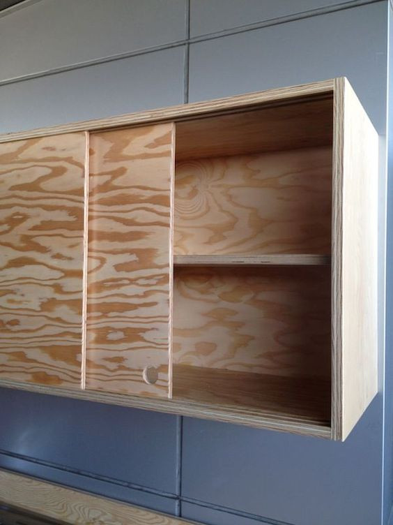 Plywood Cabinet Doors DIY
 Sliding doors Plywood cabinets and Diy sliding door on