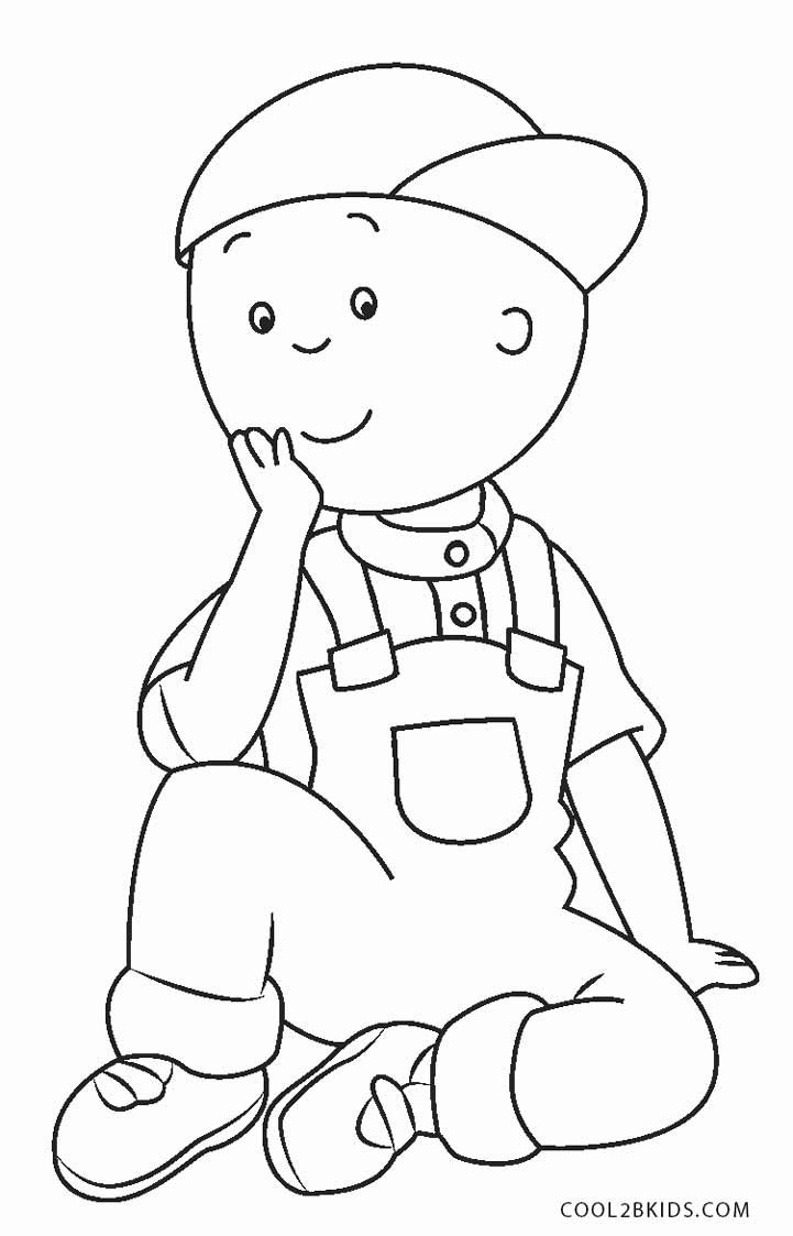 Printable Coloring Pages Kids
 Free Printable Caillou Coloring Pages For Kids
