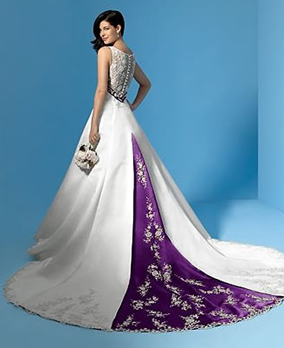 Purple And White Wedding Dress
 I Heart Wedding Dress Pastel Purple Sash